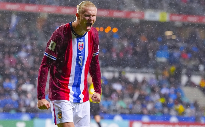 Haaland att�, Norve� 4'te 4 yapt�!