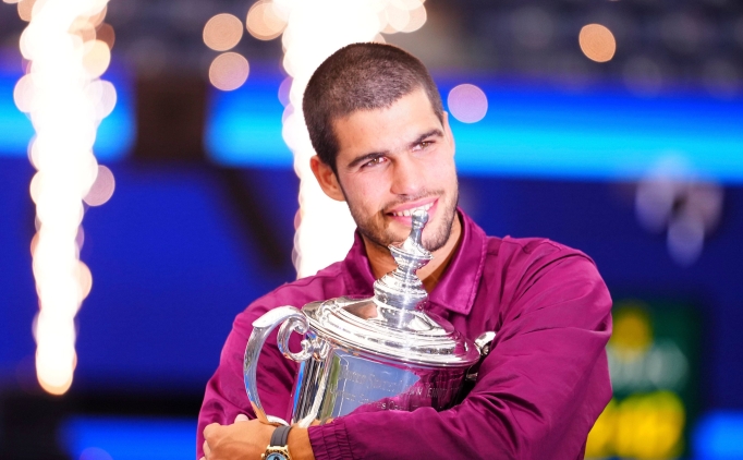 Amerika A��k'ta �ampiyon Alcaraz!