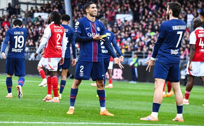 PSG'den Brest deplasman�nda net galibiyet