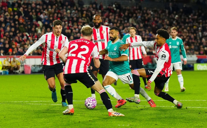 Liverpool'a bir darbe daha: Brentford