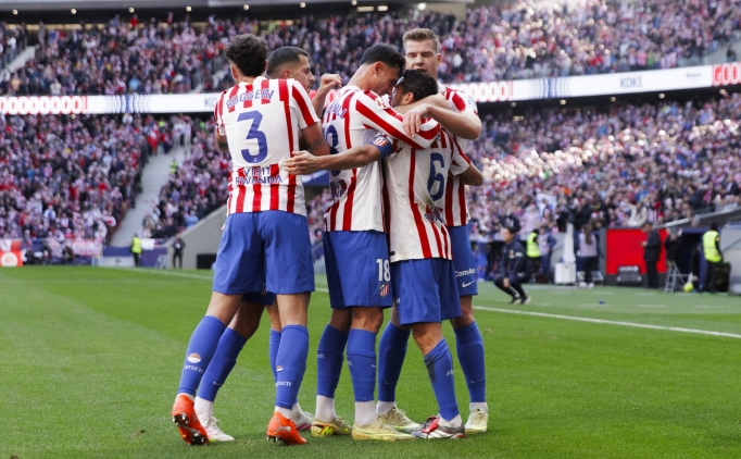 Atletico Madrid, ligde iki ma� sonra galip!