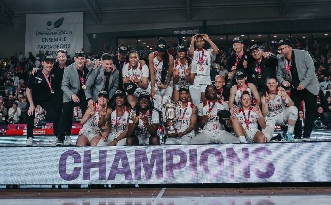 Kad�nlar EuroCup'ta �ampiyon Villeneuve d'Ascq LM