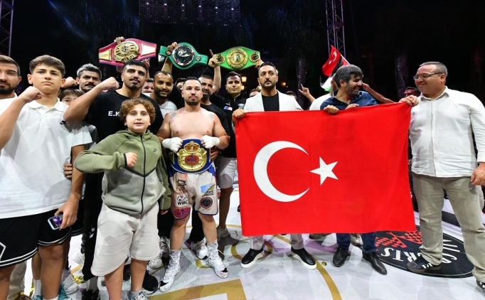 Kubilay Alcu boksta WBF kemerini de ald�