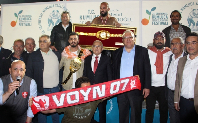 Kumluca G�re�leri'nde ba�pehlivan Orhan Okulu oldu