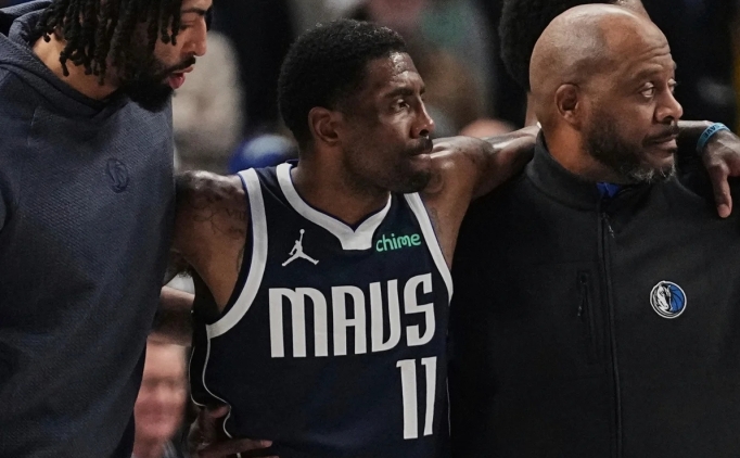 Kyrie Irving sezonu kapatt�!