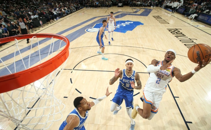 SGA ve Giannis'in say� d�ellosunda OKC, Bucks'� ma�lup etti