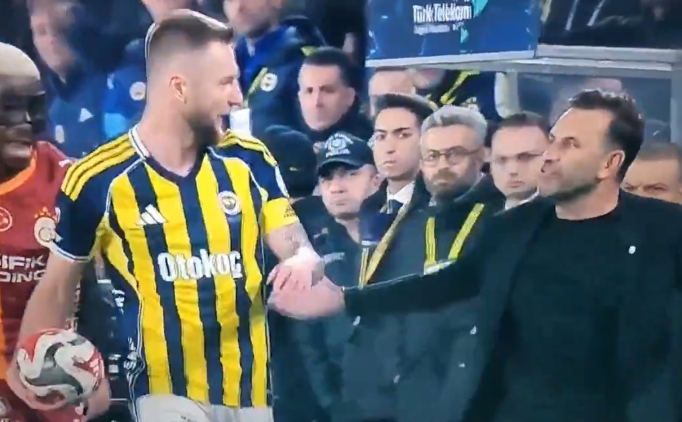 Skriniar ile Okan Buruk aras�nda gerginlik