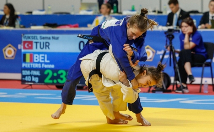 Semanur Y�ksel, �mitler Avrupa Judo �ampiyonu oldu