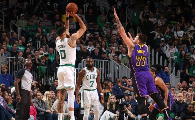 Lakers-Celtics ma��, son 7 y�l�n en �ok izlenen normal sezon kar��la�mas� oldu