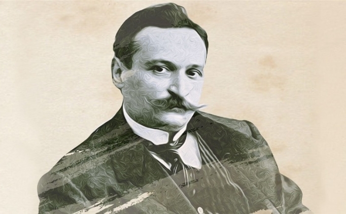 Galatasaray Kul�b�, Tevfik Fikret'i kabri ba��nda and�