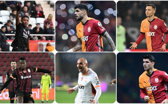 Be�ikta�-Galatasaray derbisinde 10 oyuncu 'siftah' pe�inde
