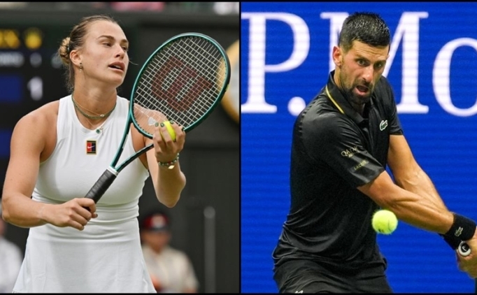ABD A��k'ta Sabalenka ve Djokovic yar� finalde