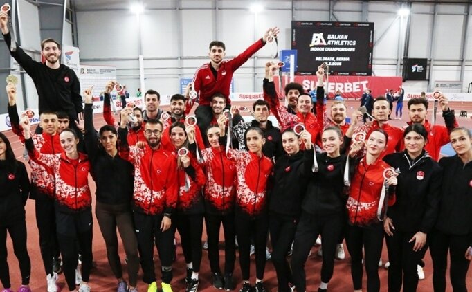 Milli atletler'den Balkan �ampiyonas�'nda 18 madalya 