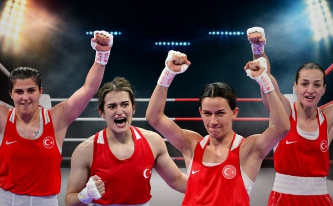 D�nya Kad�nlar Boks �ampiyonas�'nda '8 Mart' seremonisi