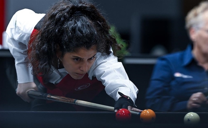 Milli kad�n bilardocular, alt�n madalya kazand�!