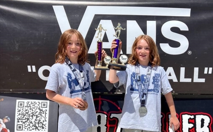 �kiz kaykayc�lar ABD'deki yar��mada zirveye ��kt�