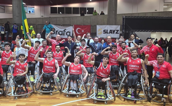 U23 Tekerlekli Sandalye Basketbol Milli Tak�m�ndan tarihi zafer