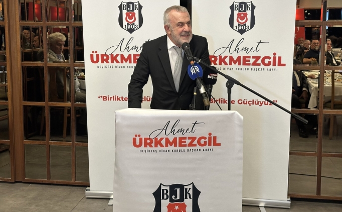 Beikta'ta divan kurulu bakan aday Ahmet rkmezgil, yelerle bulutu