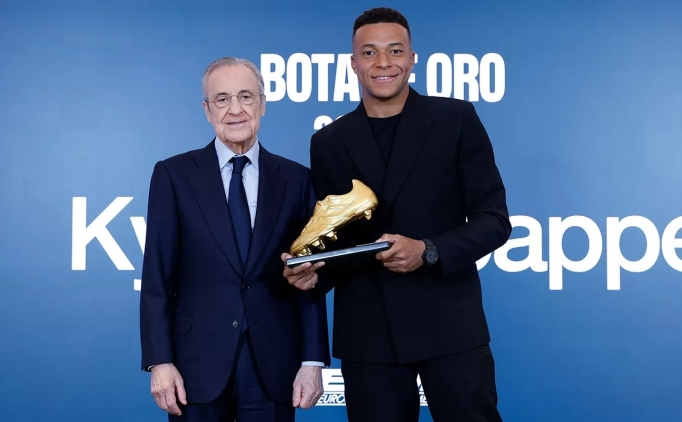 Mbappe, 'Avrupa Alt�n Ayakkab�' �d�l�n� ald�