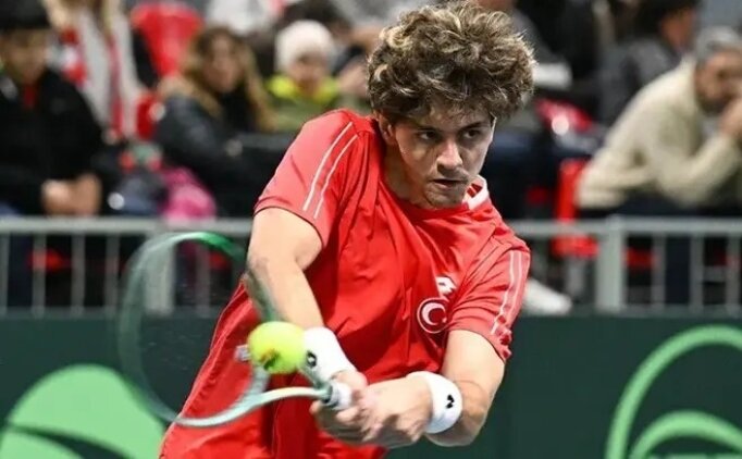 A Milli Erkek Tenis Tak�m�, Arjantin kar��s�nda!
