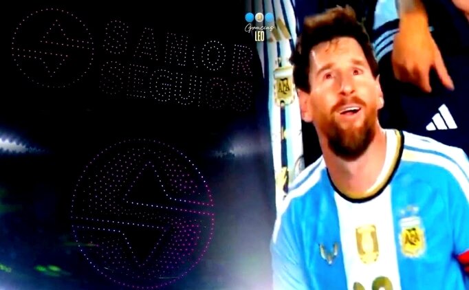 Messi'nin veda gecesinde olay ��kt�