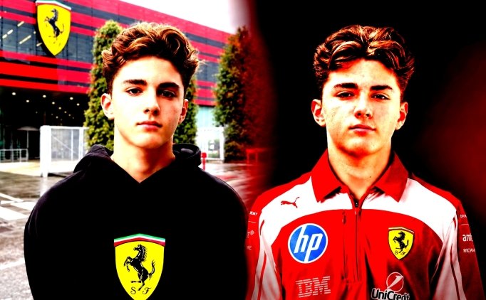 16 ya��ndaki T�rk pilot Ferrari'de!