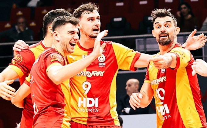 Kupa Voley'de ilk yar� finalist Galatasaray HDI Sigorta