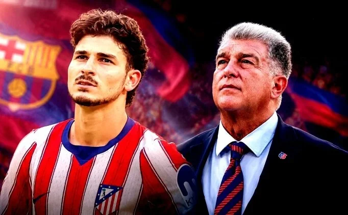 Laporta'dan Julian Alvarez a��klamas�: 'Teklifimiz masada'