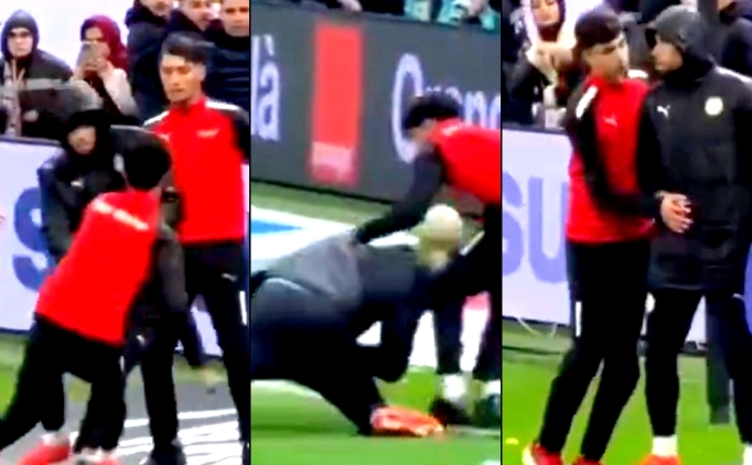 Olayl� finalde bir garip olay: Havlu krizi!