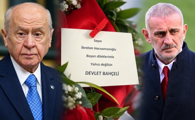 MHP lideri Bah�eli'den Hac�osmano�lu'na destek!