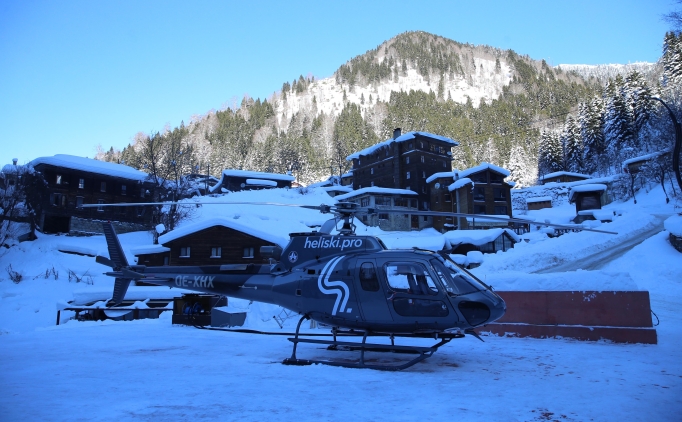 Ka�kar Da�lar�'nda 'heliski' heyecan� ba�lad�
