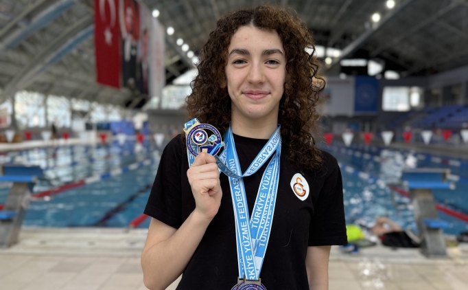 Y�zmede T�rkiye �ampiyonu Melisa'n�n hedefi milli tak�m