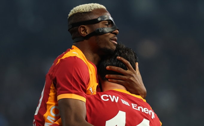 Osimhen, Galatasaray tarihinde y�kseliyor