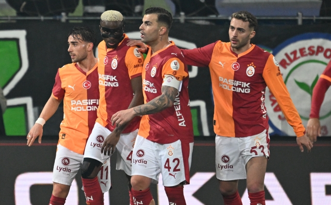 Galatasaray'dan Rizespor'a kar�� 8 ma�l�k seri