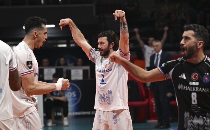 Halkbank, Fenerbah�e Medicana'y� set vermeden yendi!