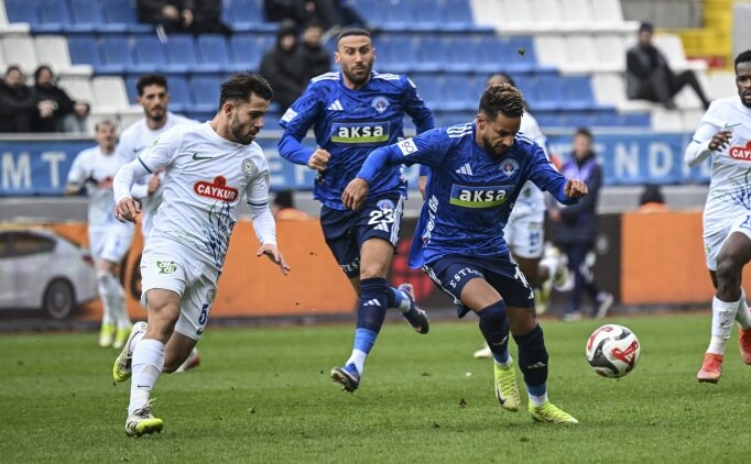 Rizespor, Kas�mpa�a'ya kar�� �� puan� �� golle ald�!