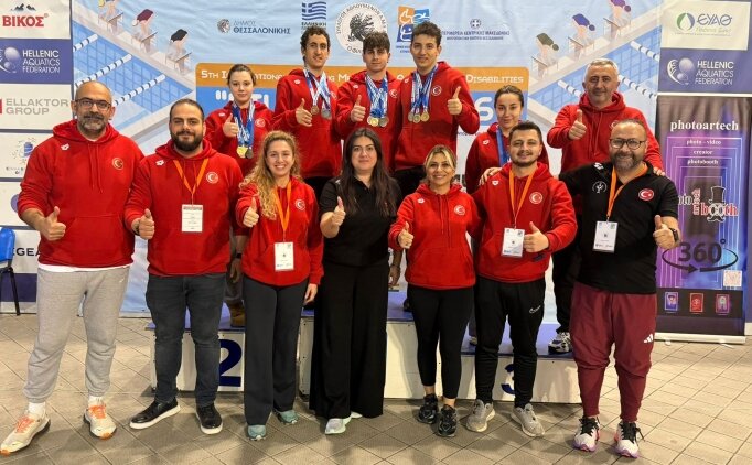 Milli y�z�c�lerden Yunanistan'da 24 madalya!