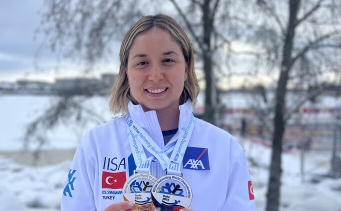 Bengisu Avc�, Finlandiya'da d�nya rekoru k�rd�!