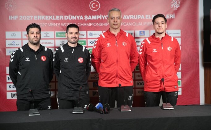 A Milli Hentbol Tak�m�, Romanya ma�� �ncesinde konu�tu