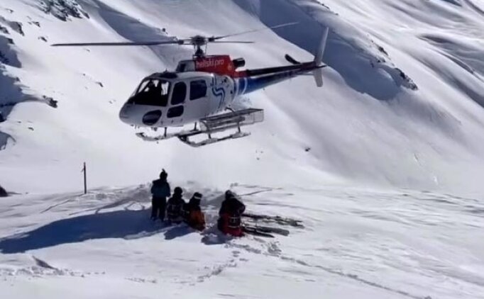 Ka�kar Da�lar�'nda 'heliski' heyecan� sona erdi