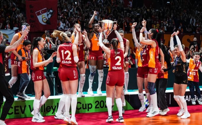 Galatasaray Daikin, CEV Cup �ampiyonu!