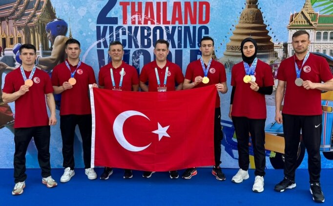 Milli kick boks�ular Tayland'da 7 madalya kazand�
