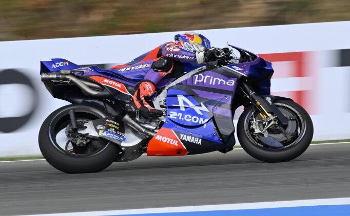 Toprak Razgatl�o�lu, �spanya'daki sprint yar���nda pistten ��kt�