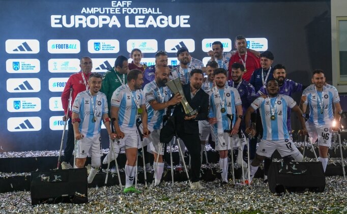 Ba�kent Ampute Futbol G�c�, Avrupa Ligi'nde �ampiyon oldu