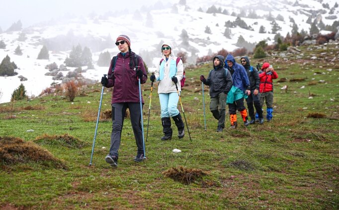 Do�a sporcular� kar�n etkisini s�rd�rd��� Alada�lar'da performanslar�n� test ediyor