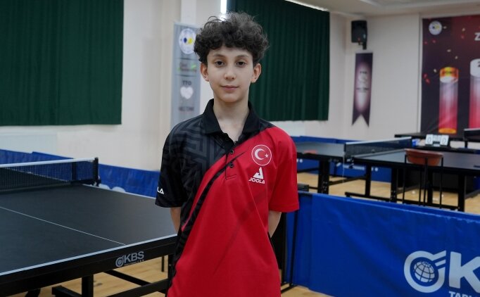 Minik masa tenis�inin hayali olimpiyatlar