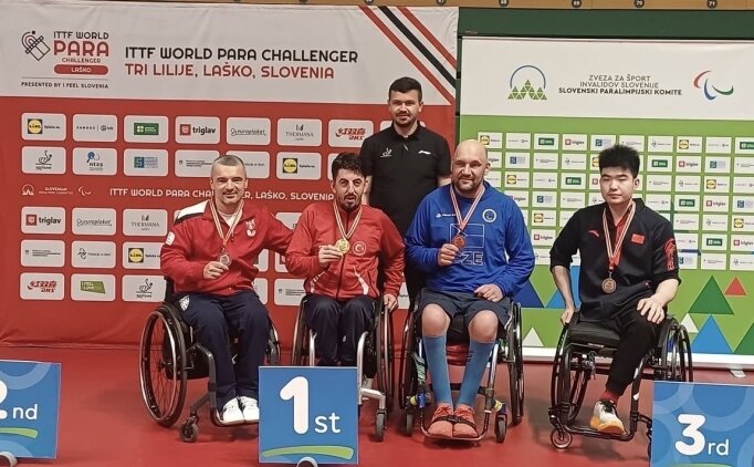 Milli para masa tenis�ilerden 4 madalya birden!