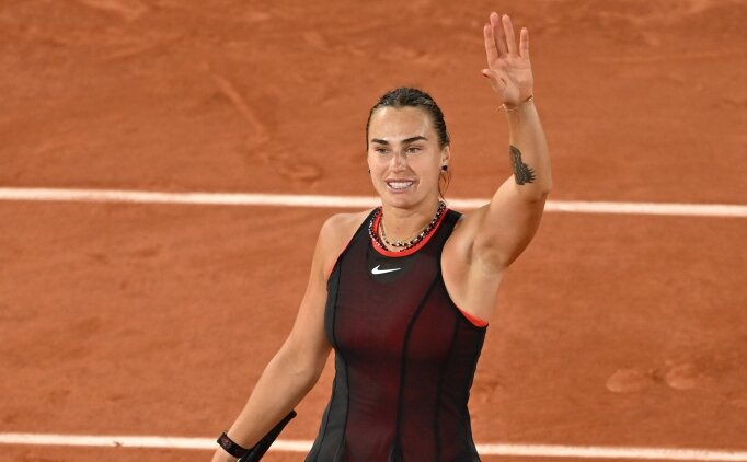 D�nya 1 numaras� Sabalenka, Fransa A��k'ta �eyrek finale ��kt�