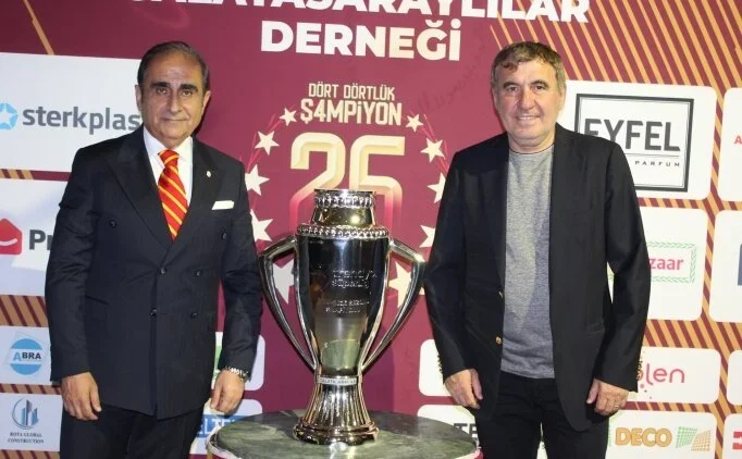 Romanya Galatasarayl�lar Derne�i, Hagi'nin de kat�ld��� etkinlikte �ampiyonlu�u kutlad�