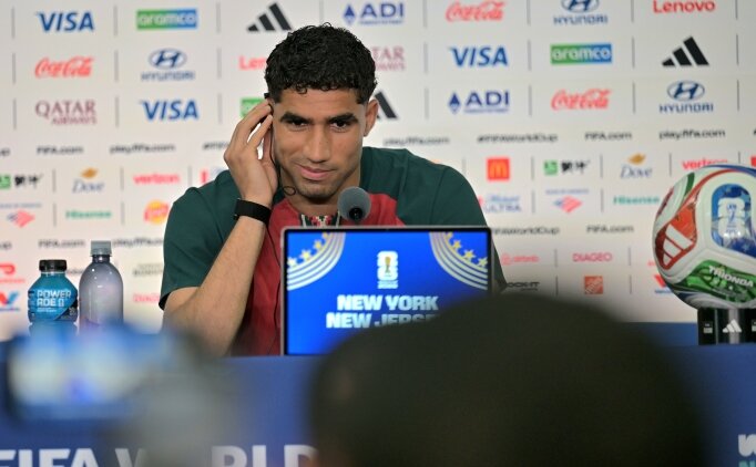 Achraf Hakimi: 'Ma��n favorisi yok'